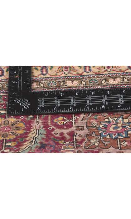 9 x 12 Vintage Chinese Tabriz Rug 74670