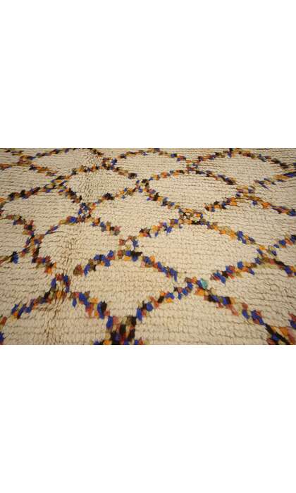 4 x 5 Vintage Moroccan Azilal Rug 74545