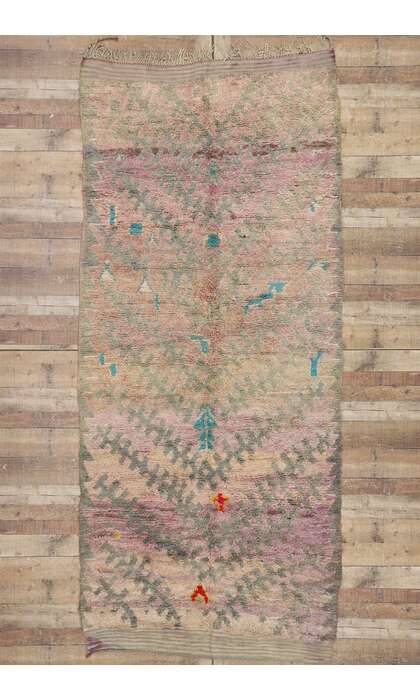 5 x 10 Vintage Moroccan Rug 21343