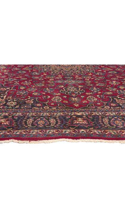 8 x 11 Vintage Persian Mashhad Rug 75540