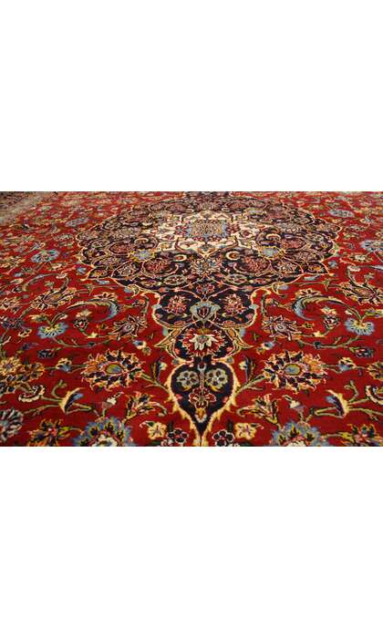 11 x 17 Vintage Persian Kashan Rug 76210