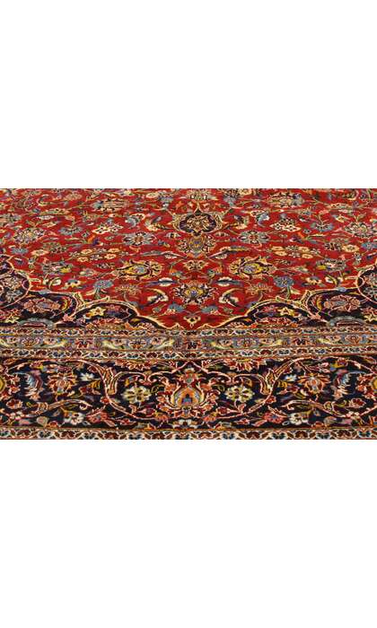 11 x 17 Vintage Persian Kashan Rug 76210