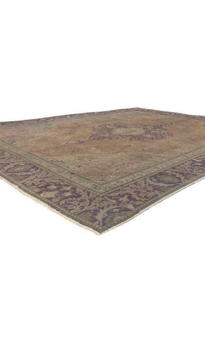 7 x 10 Antique Persian Tabriz Rug 74850