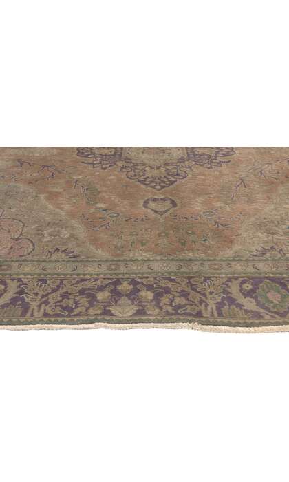 7 x 10 Antique Persian Tabriz Rug 74850