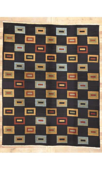 8 x 9 Vintage Tibetan Rug 74889