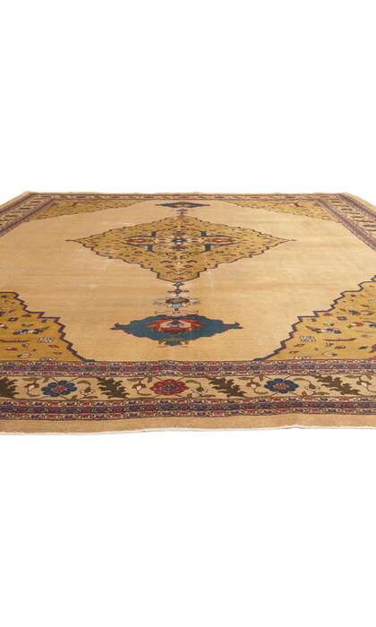 10 x 14 Antique Indian Agra Rug 52657