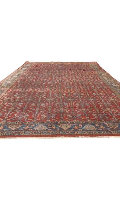 7 x 11 Antique Persian Mahal Rug 72497