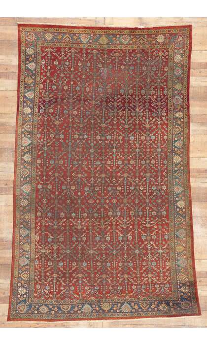 7 x 11 Antique Persian Mahal Rug 72497