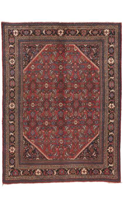 9 x 12 Antique Persian Mahal Rug 76926