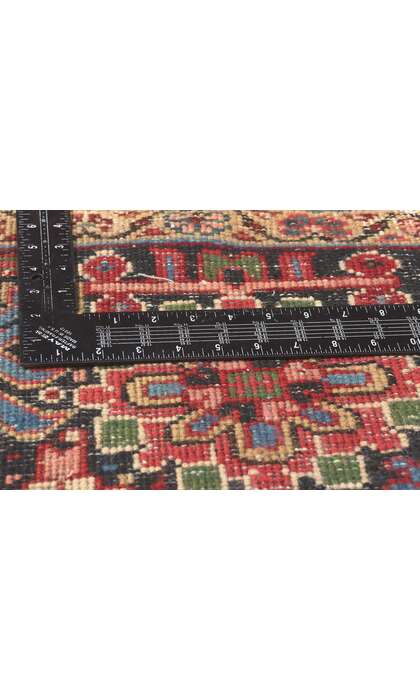 12 x 16 Antique-Worn Persian Heriz Rug 78657