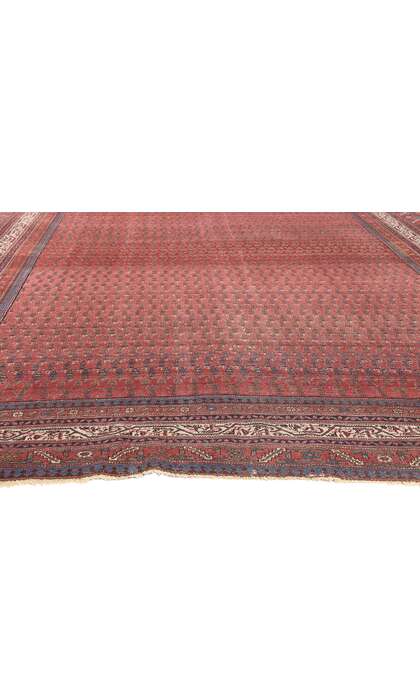 7 x 20 Antique-Worn Persian Saraband Rug 78658