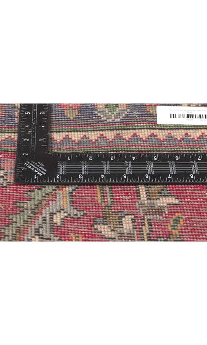 10 x 13 Antique-Worn Persian Tabriz Rug 78088