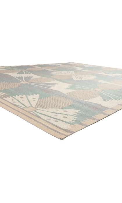 9 x 12 Scandinavian Modern Swedish Inspired Kilim Rug 30978
