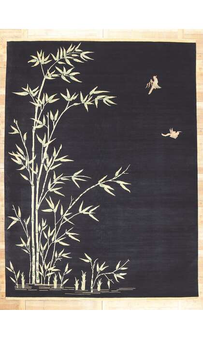 11 x 14 Chinese Art Deco Pictorial Rug 30969