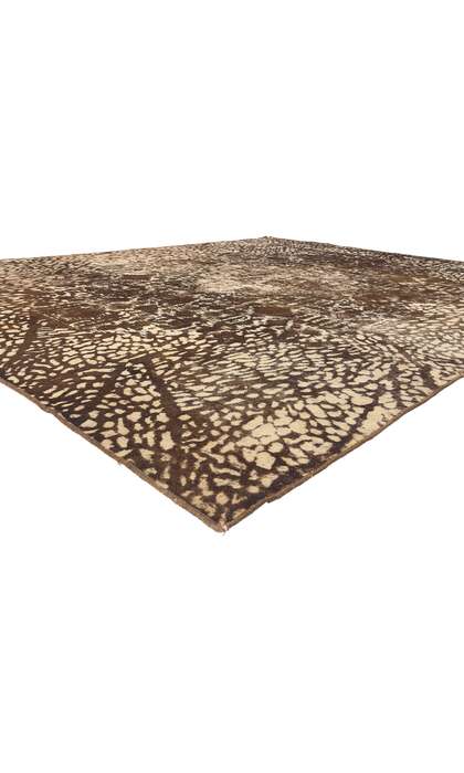 10 x 13 Biophilic Vintage Turkish Overdyed Rug 60731