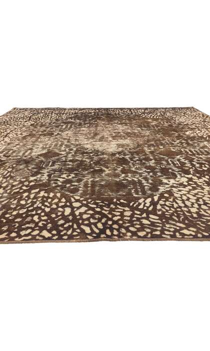 10 x 13 Biophilic Vintage Turkish Overdyed Rug 60731