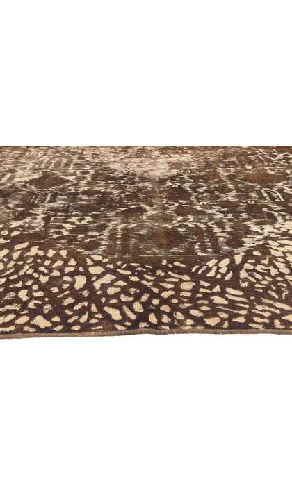 10 x 13 Biophilic Vintage Turkish Overdyed Rug 60731