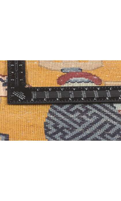 8 x 11 Chinese Art Deco Pictorial Rug 30973