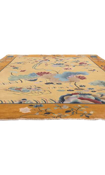 8 x 11 Chinese Art Deco Pictorial Rug 30973