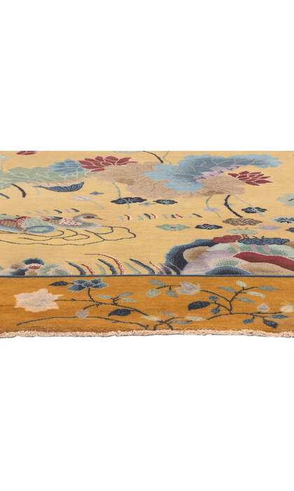 8 x 11 Chinese Art Deco Pictorial Rug 30973