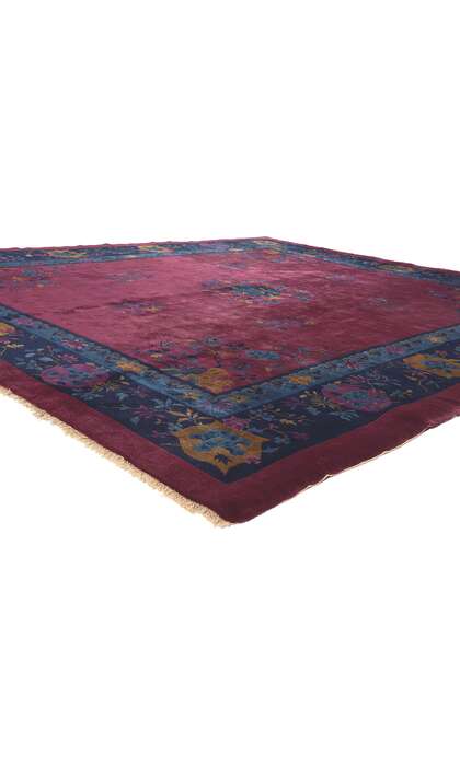 8 x 9 Antique Chinese Art Deco Rug 77189