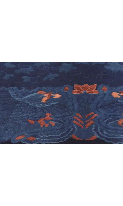 9 x 12 Antique Chinese Art Deco Rug 77196