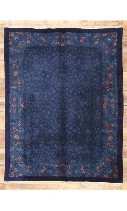 9 x 12 Antique Chinese Art Deco Rug 77196