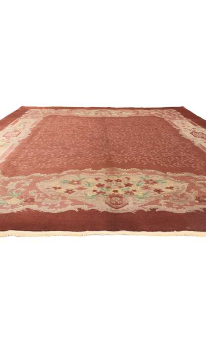 9 x 12 Antique Chinese French Art Deco Rug 70603