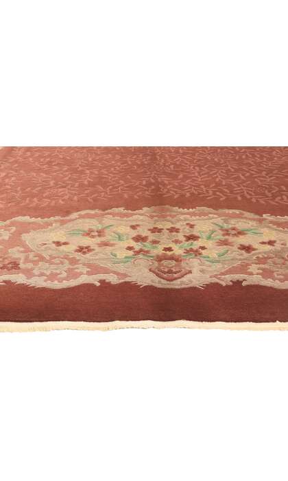 9 x 12 Antique Chinese French Art Deco Rug 70603