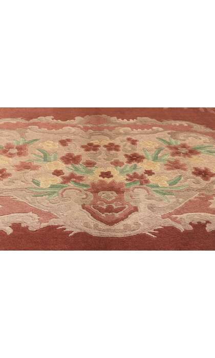 9 x 12 Antique Chinese French Art Deco Rug 70603