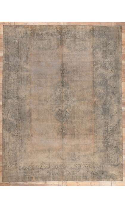 10 x 13 Vintage Turkish Overdyed Rug 60616