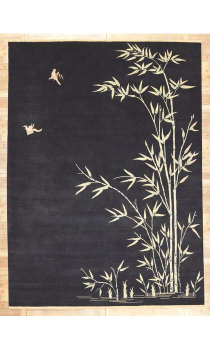 10 x 14 Chinese Art Deco Pictorial Rug 30970