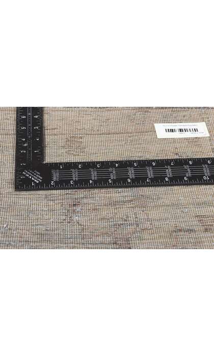 10 x 13 Vintage Neutral Overdyed Rug 60611