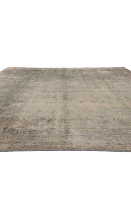 10 x 13 Vintage Neutral Overdyed Rug 60611
