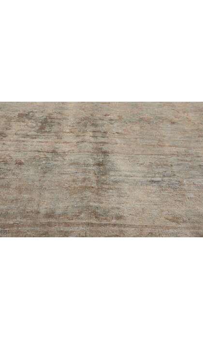 10 x 13 Vintage Neutral Overdyed Rug 60611