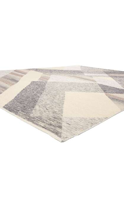9 x 12 Earth-Tone Abstract Moroccan Rug 30984