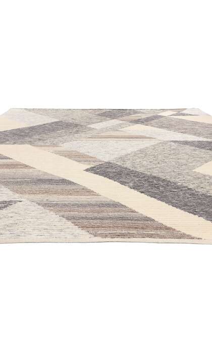 9 x 12 Earth-Tone Abstract Moroccan Rug 30984