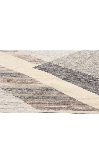 9 x 12 Earth-Tone Abstract Moroccan Rug 30984