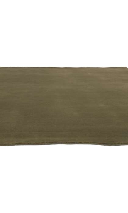 8 x 10 Solid Olive Green Modern Rug 30999