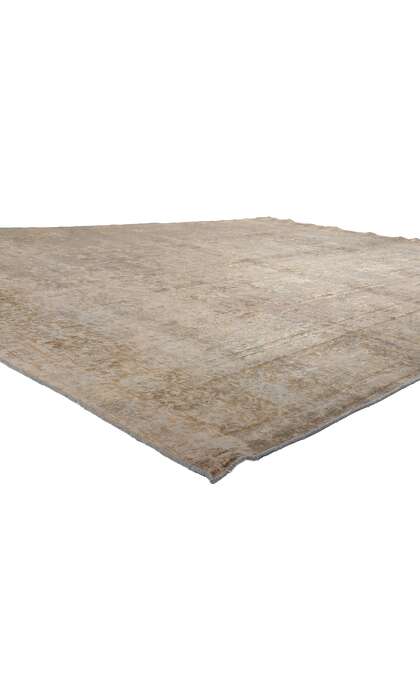 10 x 13 Neutral Turkish Overdyed Rug 60609