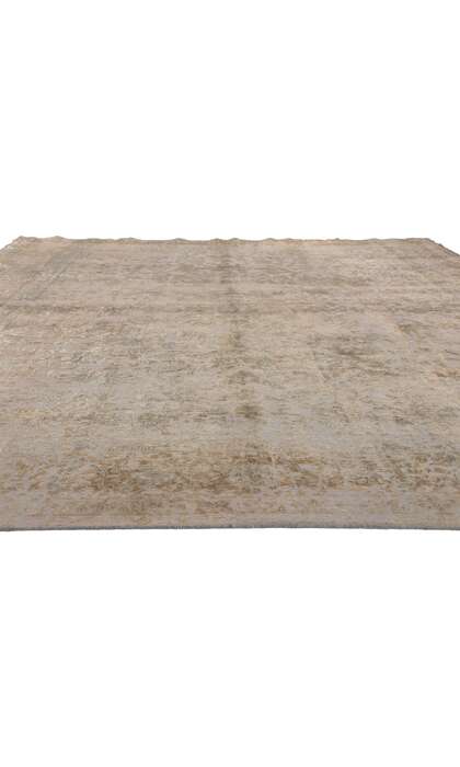 10 x 13 Neutral Turkish Overdyed Rug 60609