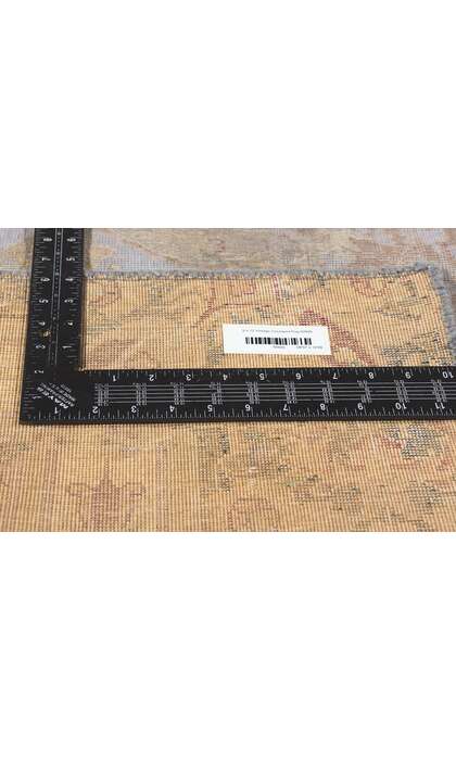 9 x 12 Vintage French Industrial Overdyed Rug 60605