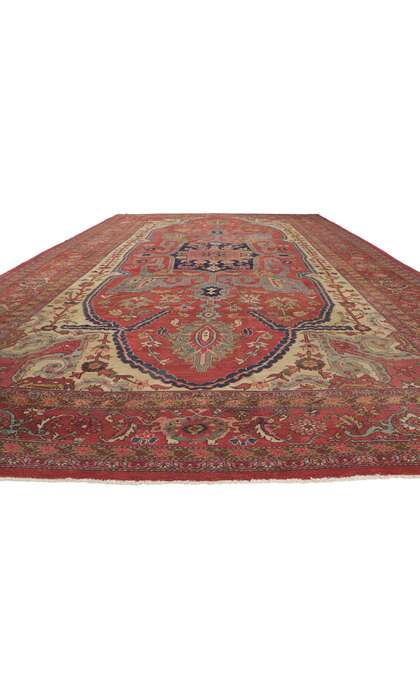 11 x 19 Antique Persian Bakshaish Rug 77359