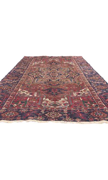 5 x 10 Antique Persian Heriz Rug 72658