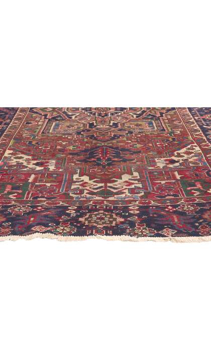 5 x 10 Antique Persian Heriz Rug 72658