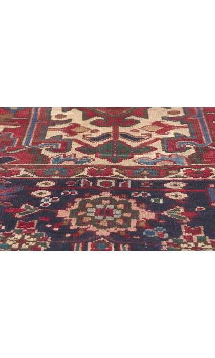 5 x 10 Antique Persian Heriz Rug 72658