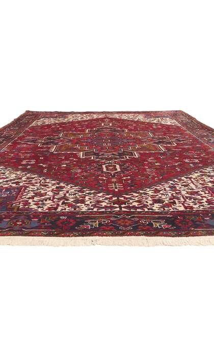 9 x 12 Vintage Persian Heriz Rug 60307