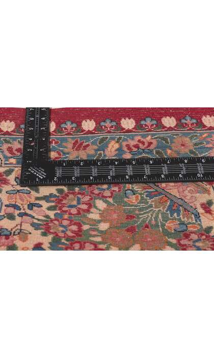 10 x 13 Vintage Persian Kerman Rug 77718