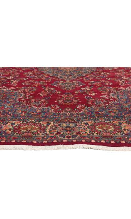 10 x 13 Vintage Persian Kerman Rug 77718