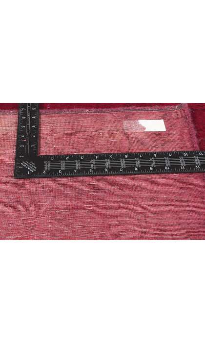 8 x 12 Vintage Red Overdyed Rug 60763